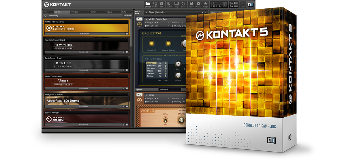 add library assistant for ni kontakt 5