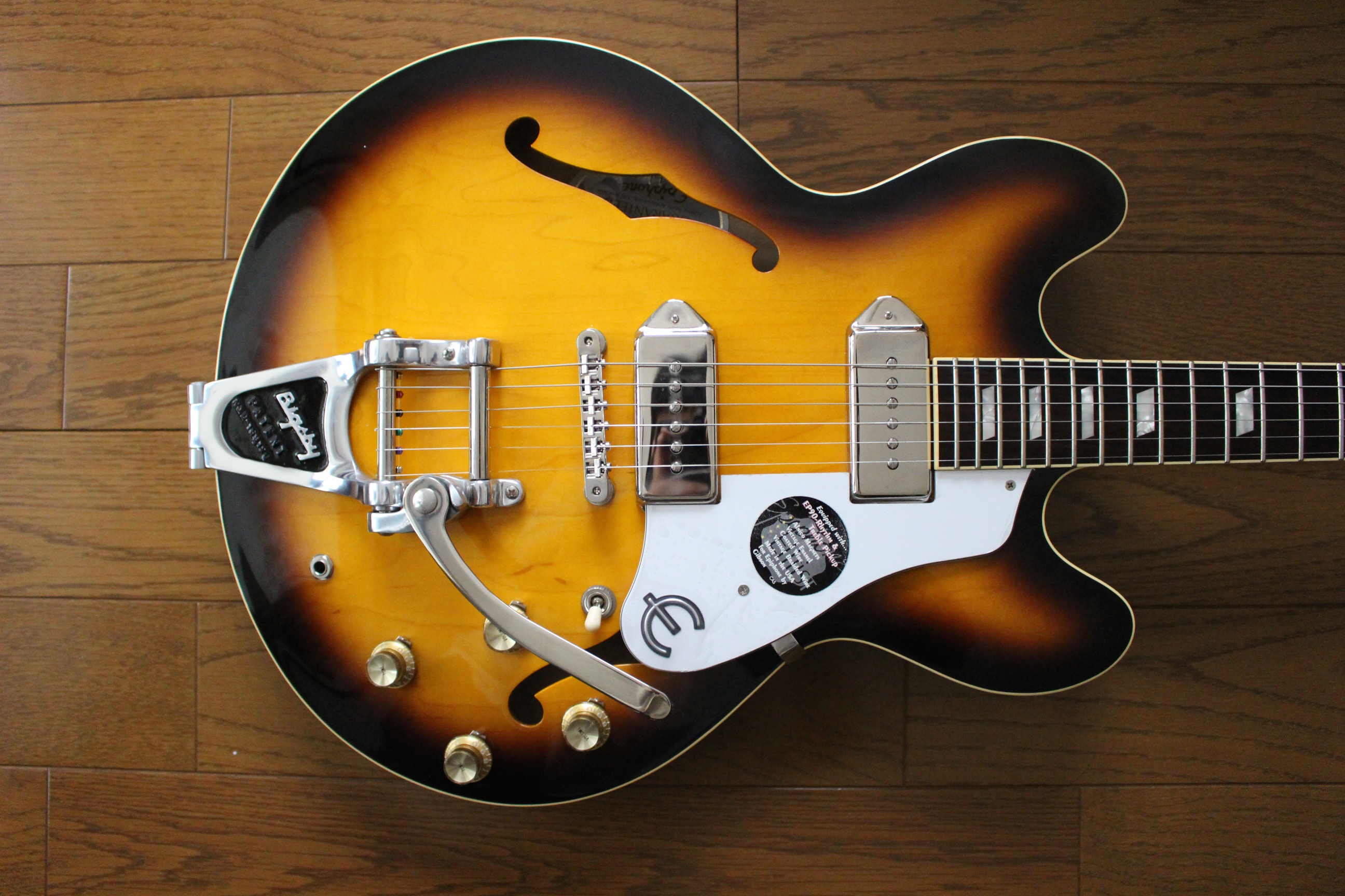 【限定品】Epiphone エピフォン ELITIST 1965 CASINO/NA ギター カジノ 2013年 説明書/ハードケース付 ∴ 65E2B-4 エピフォン